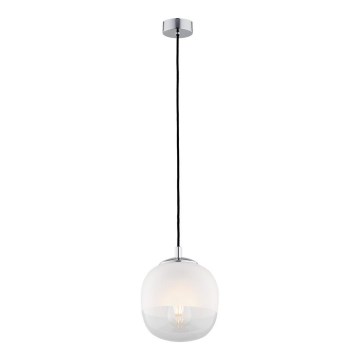 Argon 4676 - Csillár zsinóron BALTIMORE 1xE27/15W/230V fényes króm