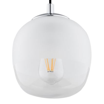 Argon 4676 - Csillár zsinóron BALTIMORE 1xE27/15W/230V fényes króm