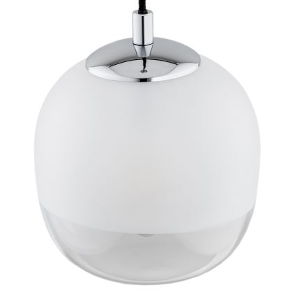 Argon 4676 - Csillár zsinóron BALTIMORE 1xE27/15W/230V fényes króm