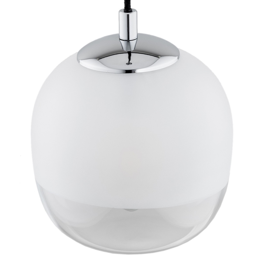 Argon 4676 - Csillár zsinóron BALTIMORE 1xE27/15W/230V fényes króm