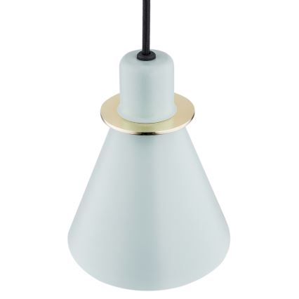 Argon 4682 - Csillár zsinóron BEVERLY 1xE27/15W/230V kék/arany