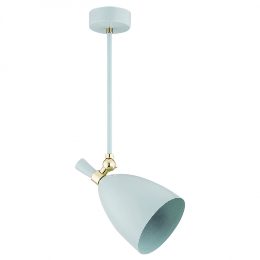 Argon 4685 - Csillár rúdon CHARLOTTE 1xE27/15W/230V kék/arany