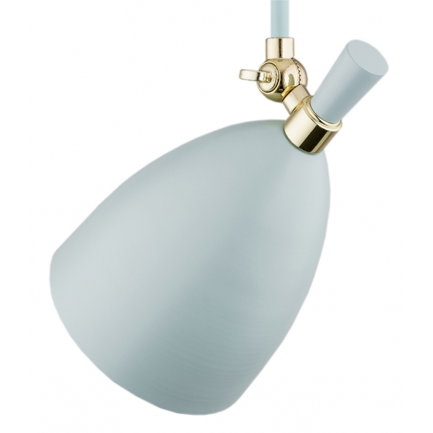 Argon 4685 - Csillár rúdon CHARLOTTE 1xE27/15W/230V kék/arany