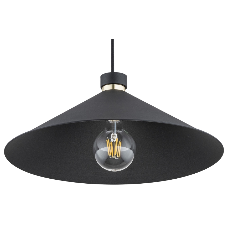 Argon 4695 - Csillár zsinóron NASHVILLE 1xE27/15W/230V fekete