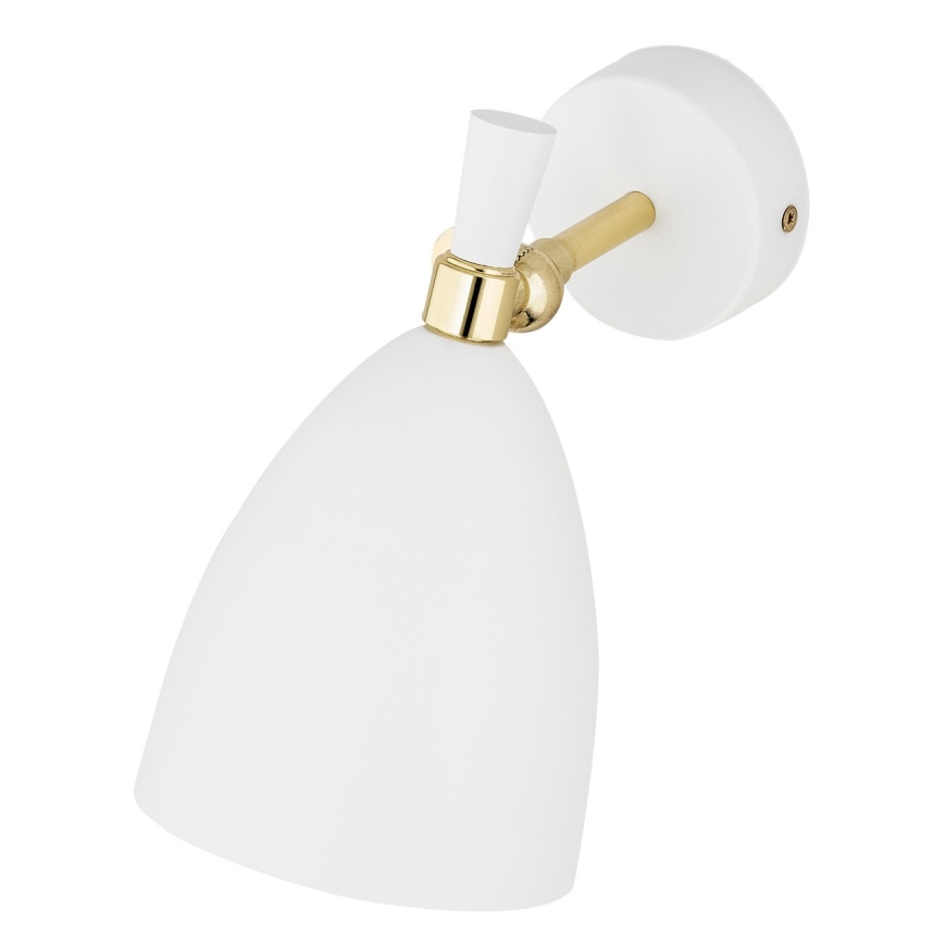 Argon 4699 - Fali lámpa CHARLOTTE 1xE27/15W/230V fehér/arany