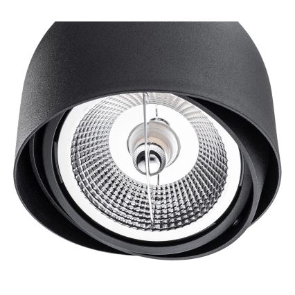 Argon 4711 - GARLAND spotlámpa 1xGU10-AR111/12W/230V fekete