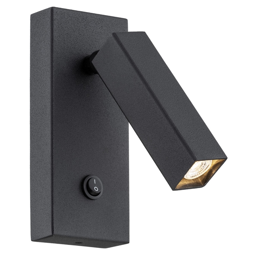 Argon 4723 - Fali spotlámpa ROCK 1xG9/6W/230V fekete