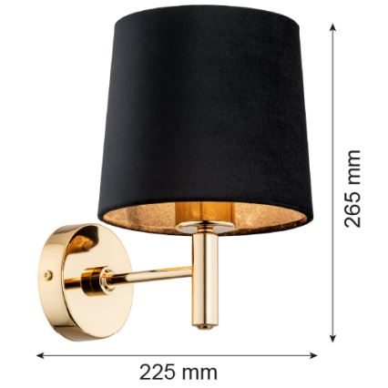 Argon 4729 - Fali lámpa PONTE 1xE27/15W/230V