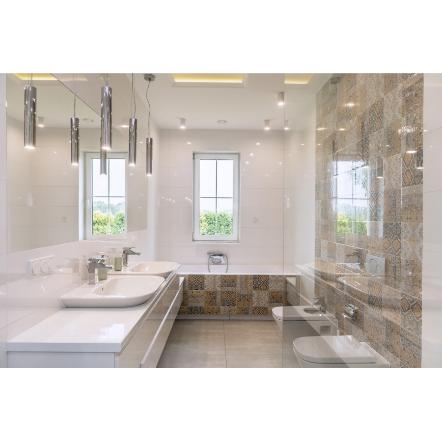 Argon 4756 - Csillár zsinóron GOMERA 1xGU10/5W/230V fekete