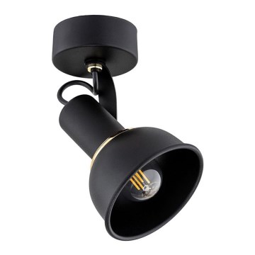 Argon 4900 - Spotlámpa TWIST 1xE14/7W/230V fekete/arany