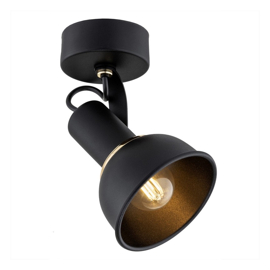 Argon 4900 - Spotlámpa TWIST 1xE14/7W/230V fekete/arany
