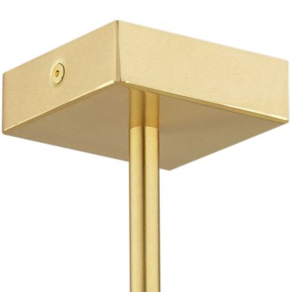 Argon 5051 - Csillár rúdon ABRUZZO 8xE14/15W/230V sárgaréz/fehér