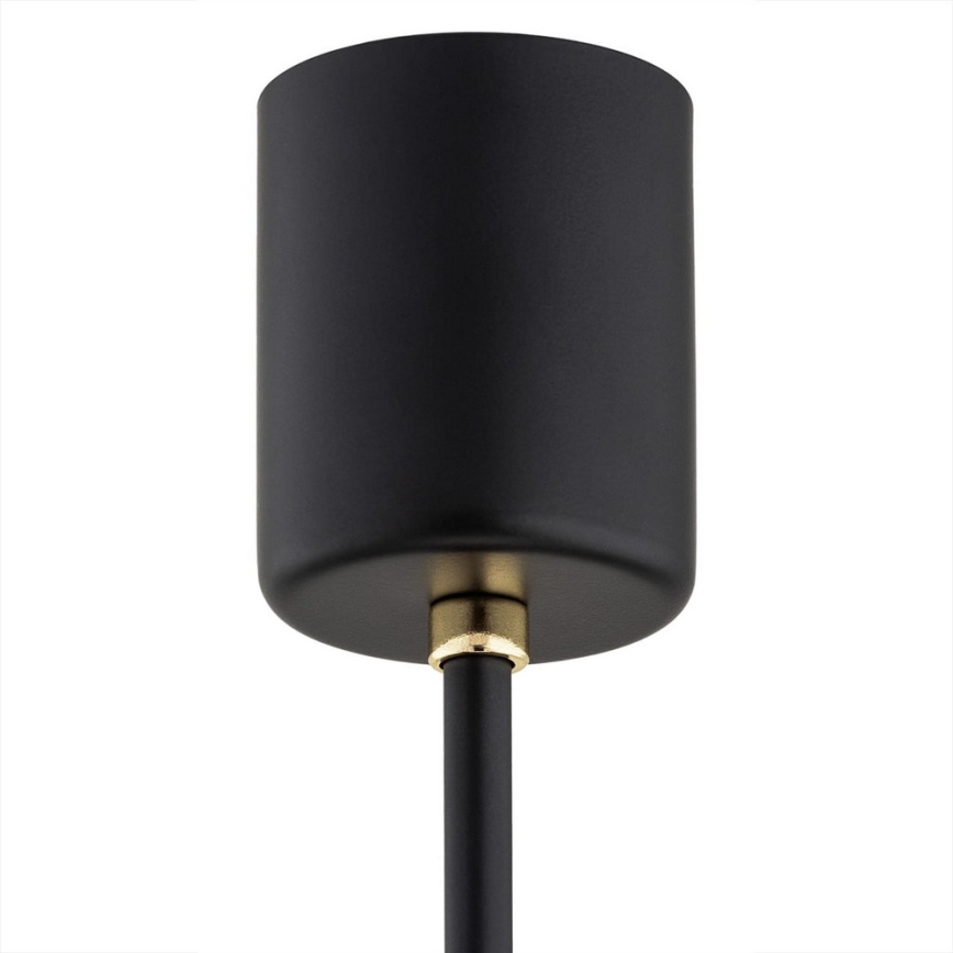 Argon 6143 - Csillár rúdon CAMELOT PLUS 3xE27/15W/230V fekete/fehér/arany
