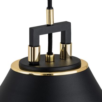 Argon 6174 - Csillár zsinóron ORTE 3xE27/15W/230V fekete