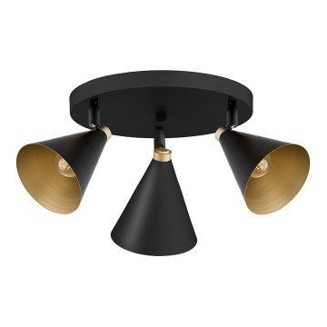 Argon 6244 - Spotlámpa LUCINDA 3xE14/7W/230V fekete