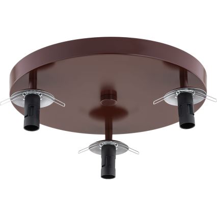 Argon 6292 - Mennyezeti lámpa FABIO 3xE14/7W/230V alabástrom barna