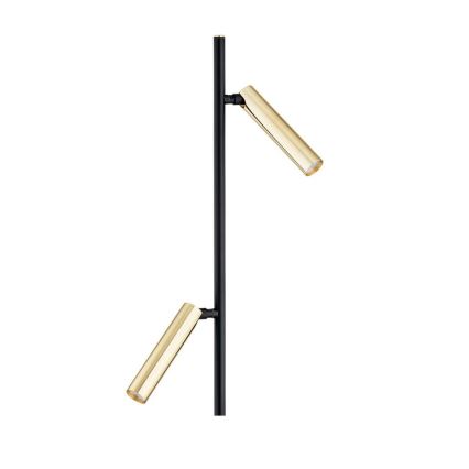 Argon 7083 - Állólámpa TORRE 2xG9/6W/230V fekete/sárgaréz