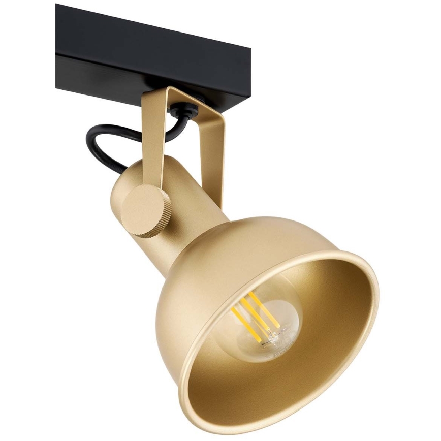 Argon 7144 - Spotlámpa LENORA 2xE14/7W/230V arany/fekete