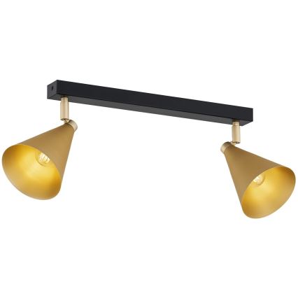 Argon 7149 - Spotlámpa LUCINDA 2xE14/7W/230V arany