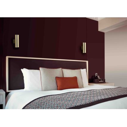 Argon 7178 - Fali lámpa MITOS PLUS 2xGU10/5W/230V arany