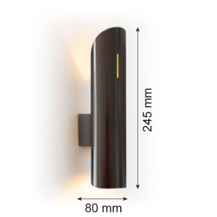 Argon 7232 - Fali lámpa AKRON PLUS 2xG9/6W/230V