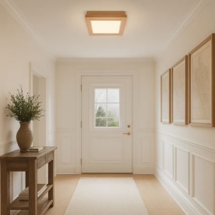 Argon 7267 - Mennyezeti lámpa TABOR 2xE27/15W/230V 32x32 cm bézs