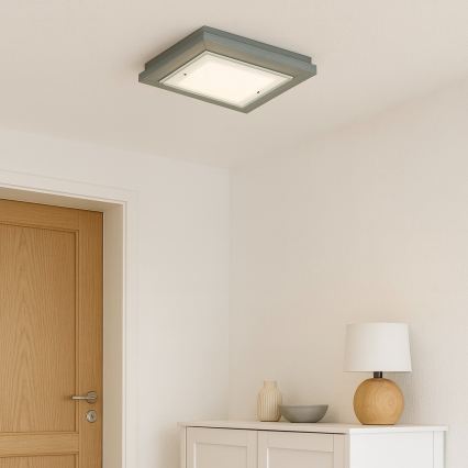 Argon 7269 - Mennyezeti lámpa TABOR 2xE27/15W/230V 32x32 cm szürke