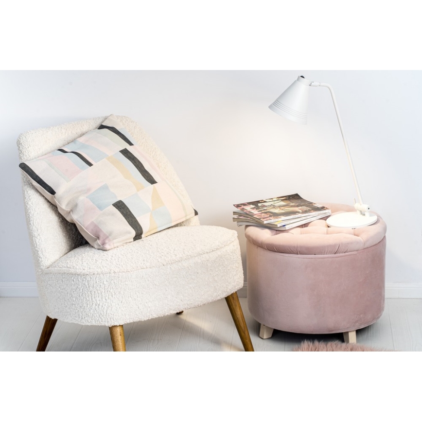 Argon 8000 - Asztali lámpa AVALONE 1xE27/15W/230V fehér