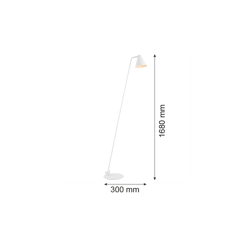 Argon 8001 - Állólámpa AVALONE 1xE27/15W/230V fehér