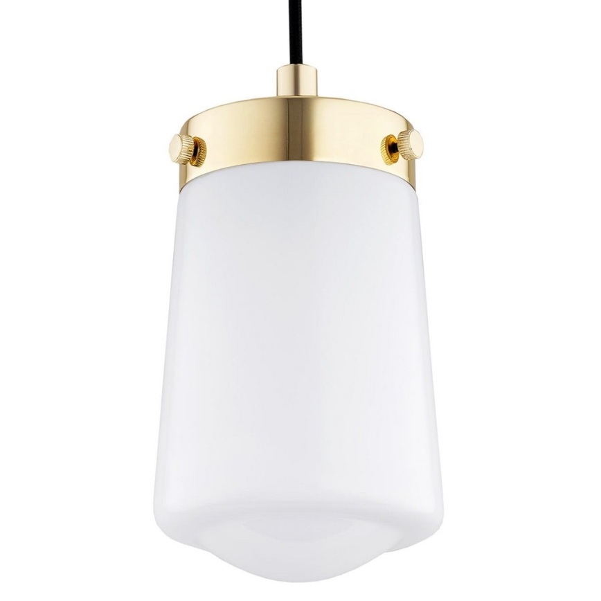 Argon 8004 - Csillár zsinóron PASADENA 1xE27/15W/230V arany/fehér
