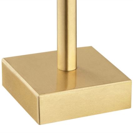 Argon 8049 - Asztali lámpa ABBANO 1xE27/15W/230V sárgaréz/fekete