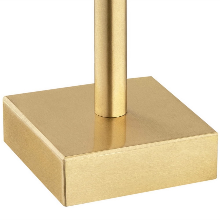 Argon 8049 - Asztali lámpa ABBANO 1xE27/15W/230V sárgaréz/fekete