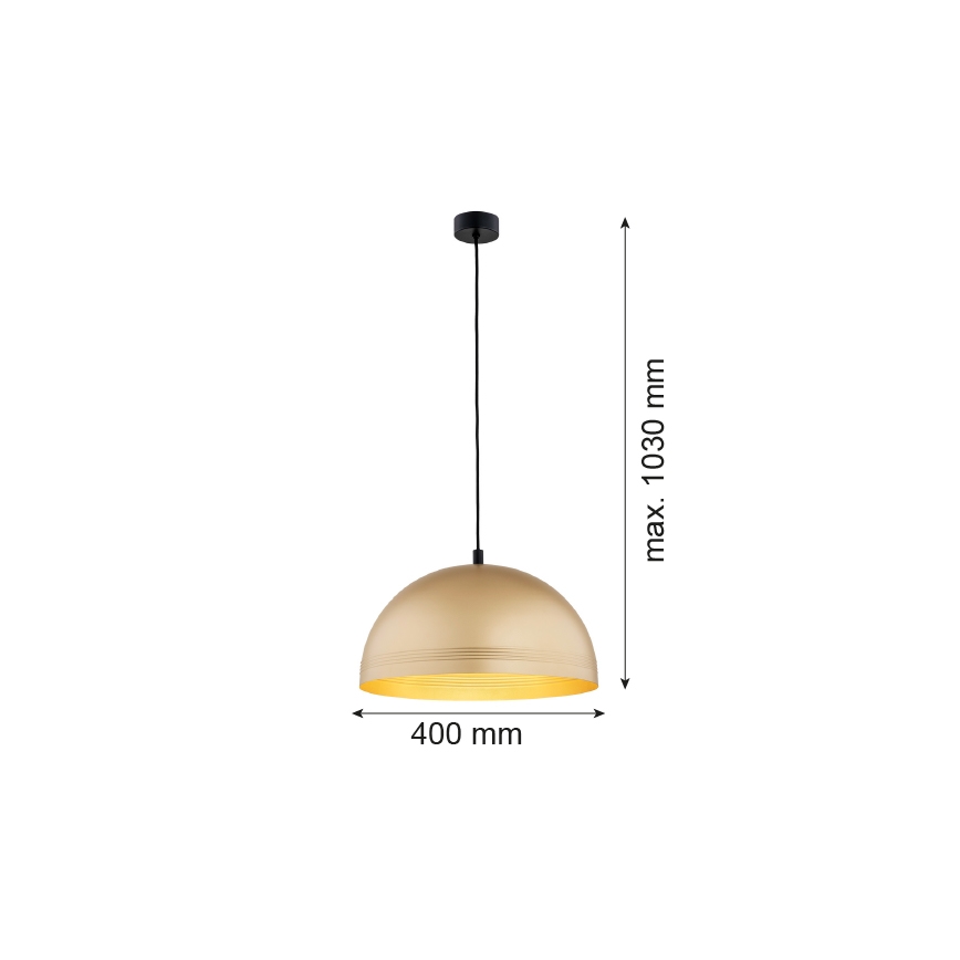 Argon 8245 - Csillár zsinóron BONITA 1xE27/15W/230V arany