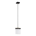 Argon 8276 - Csillár zsinóron CANOA 1xE27/15W/230V fekete