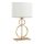 Argon 8310 - Asztali lámpa PERSEO 1xE27/15W/230V 42 cm krémes/arany
