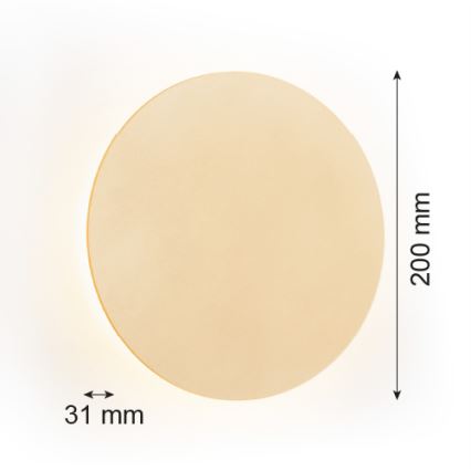 Argon 8351 - LED Fali lámpa OREGON PLUS LED/4,5W/230V 3000K 20 cm arany