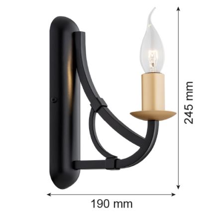 Argon 8355 - Fali lámpa LORENZO 1xE14/7W/230V