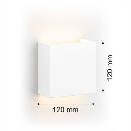 Argon 8358 - LED fali lámpa GENT LED/3,6W/230V 3000K fehér