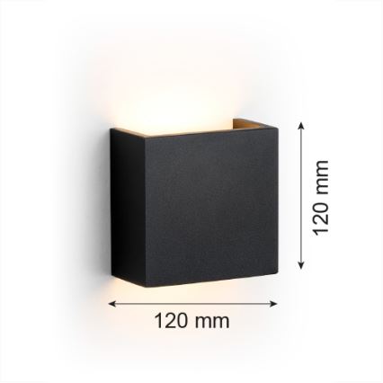 Argon 8359 - LED fali lámpa GENT LED/3,6W/230V 3000K fekete