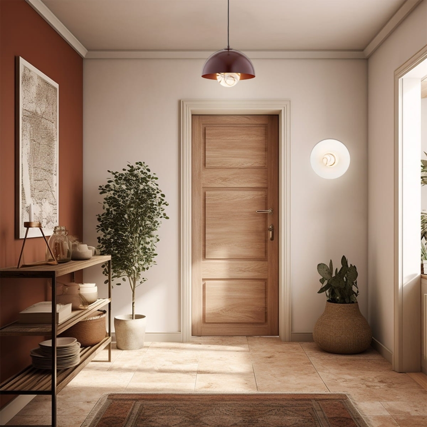 Argon 8444 - Csillár zsinóron PIAVA 1xE14/7W/230V alabástrom barna