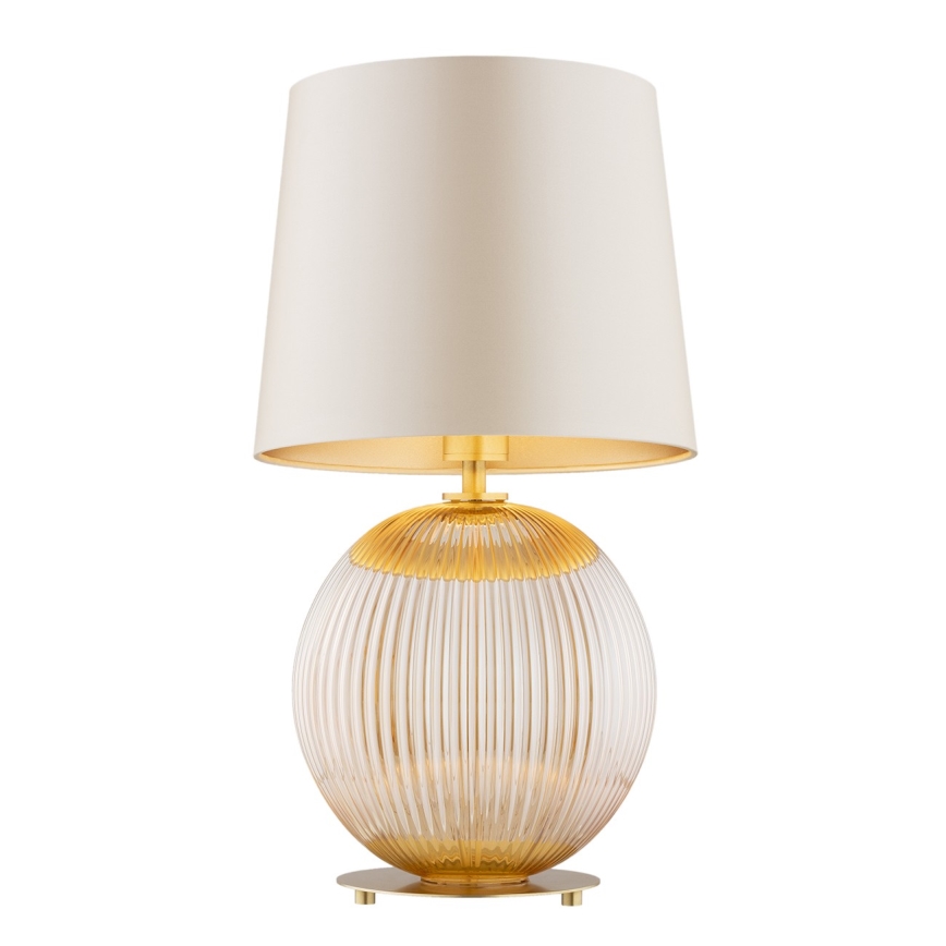 Argon 8535 - Asztali lámpa HAMILTON 1xE27/15W/230V 54 cm krémes/bézs