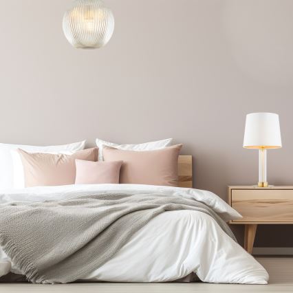 Argon 8540 - Asztali lámpa HAMPTON 1xE27/15W/230V 57 cm fehér