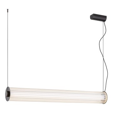 Argon 8628 - LED Csillár zsinóron HAMPTON LED/60W/230V 3000K 80 cm fekete