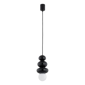 Argon 8788 - Fürdőszobai zsinóros függeszték ORLANDO PLUS 1xG9/6W/230V IP44 fekete