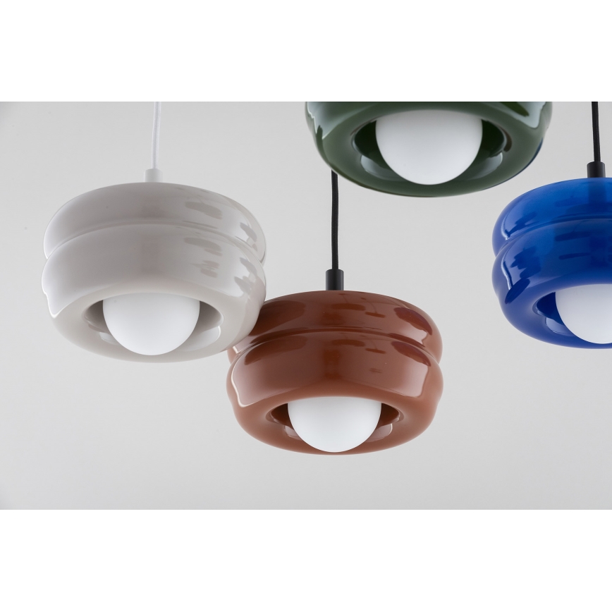 Argon 8817 - Csillár zsinóron TEVO 1xG9/4,5W/230V barna