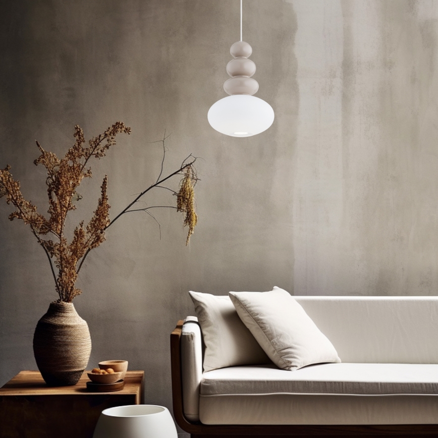 Argon 8819 - Csillár zsinóron DIEGO 1xGU10/5W/230V fehér/szürke