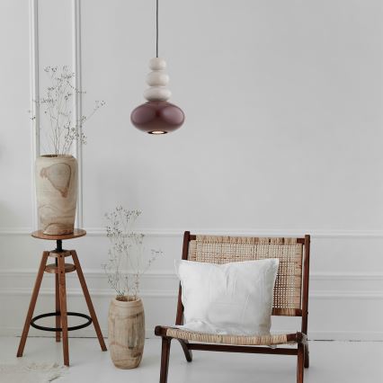 Argon 8820 - Csillár zsinóron DIEGO 1xGU10/5W/230V barna/szürke