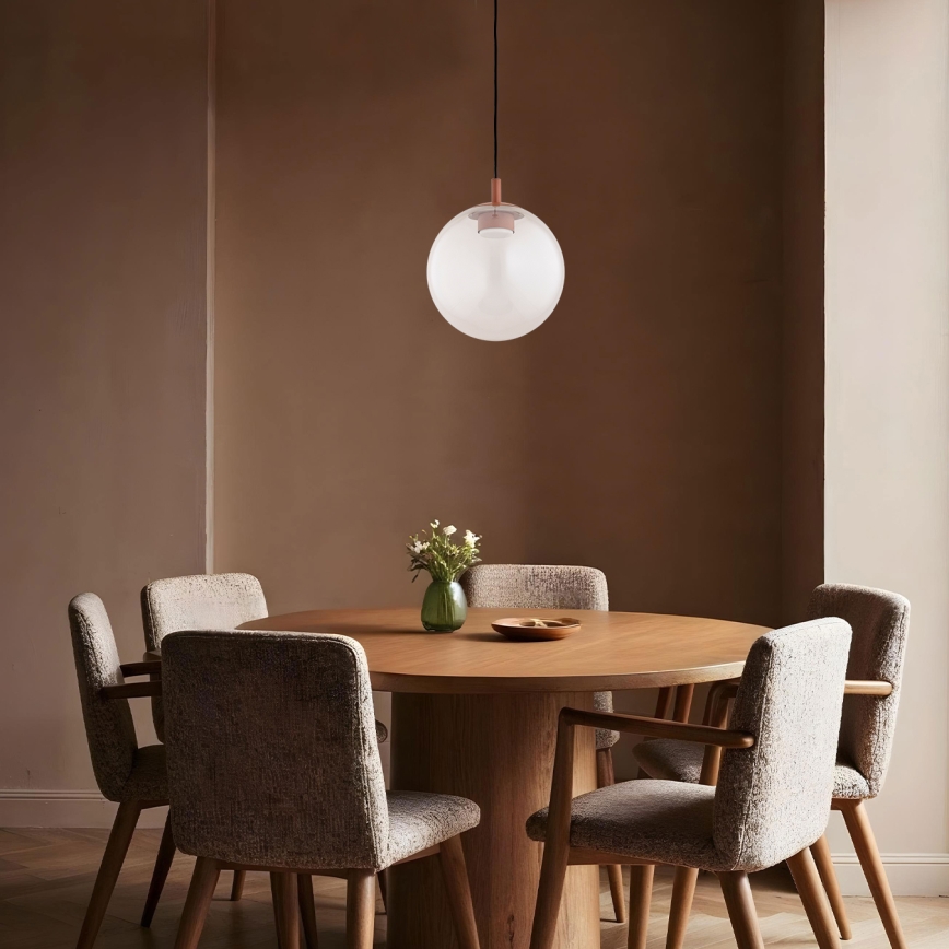 Argon 8829 - Csillár zsinóron SACRAMENTO 1xGX53/8W/230V átlátszó/barna