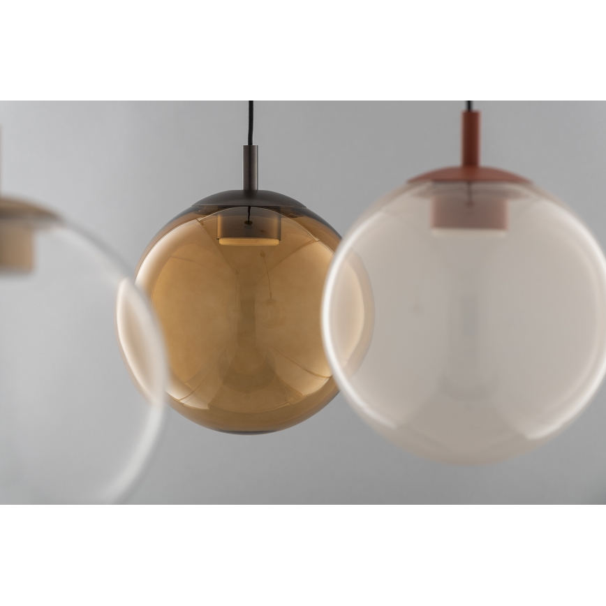 Argon 8829 - Csillár zsinóron SACRAMENTO 1xGX53/8W/230V átlátszó/barna