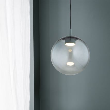 Argon 8830 - Csillár zsinóron SACRAMENTO 1xGX53/8W/230V zöld/füstös